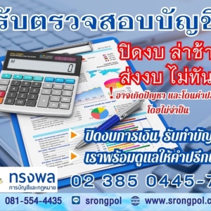 รับตรวจสอบบัญชี