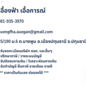 รับวางระบบบัญชี วางแผนภาษี