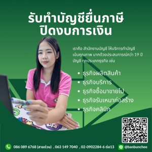 รับวางระบบบัญชี วางแผนภาษี